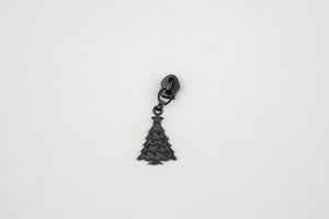 Christmas Tree Zipper Pull - Size 5 (non locking)