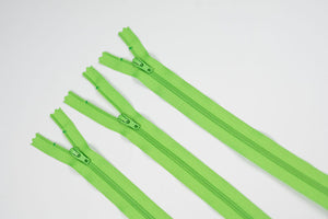 YKK Close Ended Zipper in Green Apple 14"