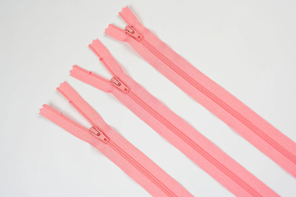 YKK Close Ended Zipper in Dusky Rose 14" (213)