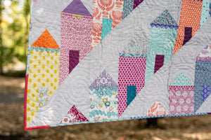Paint the Town Colourful  - Quilt for Sale