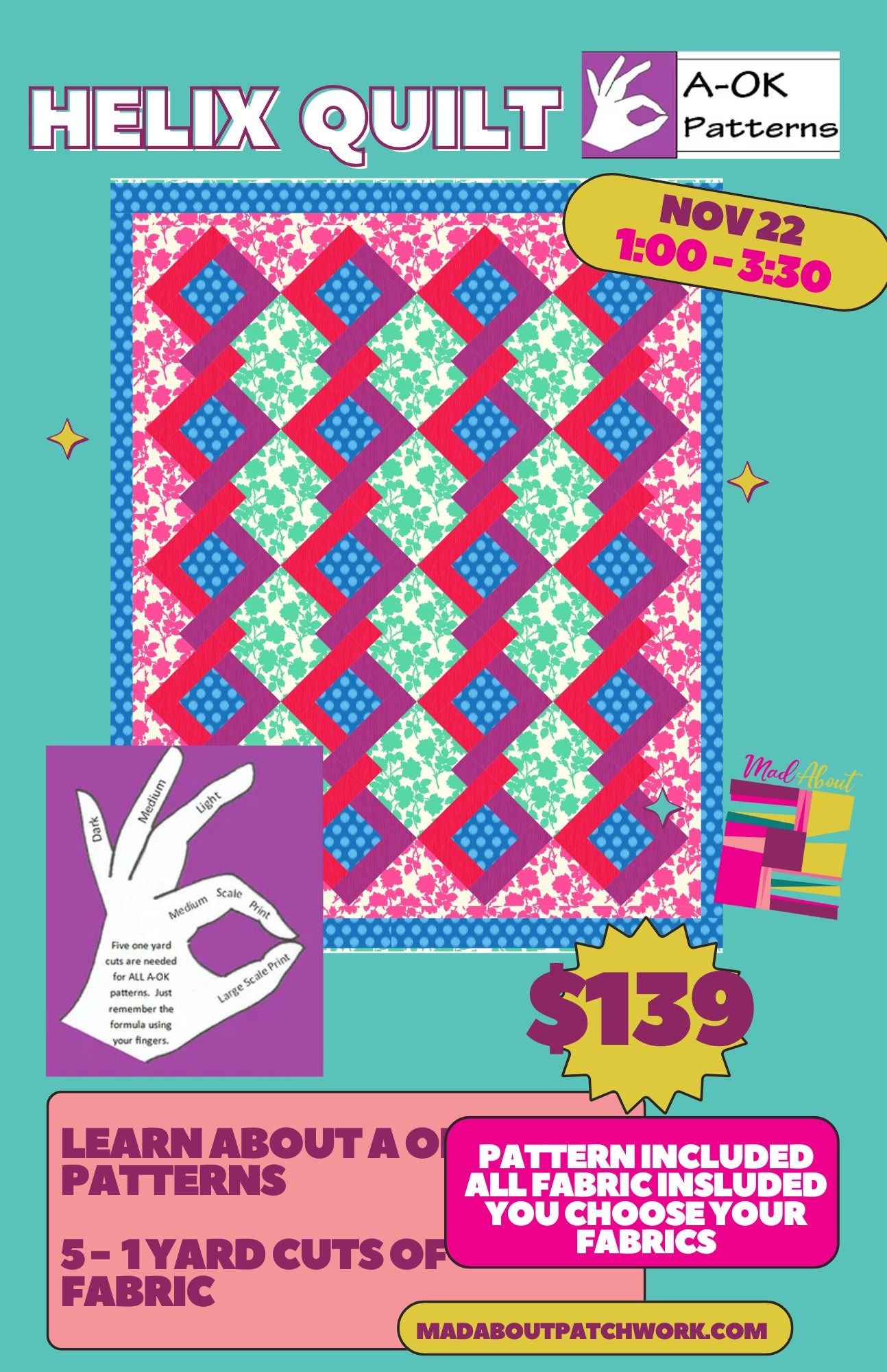 Helix - Aok Quilt Class