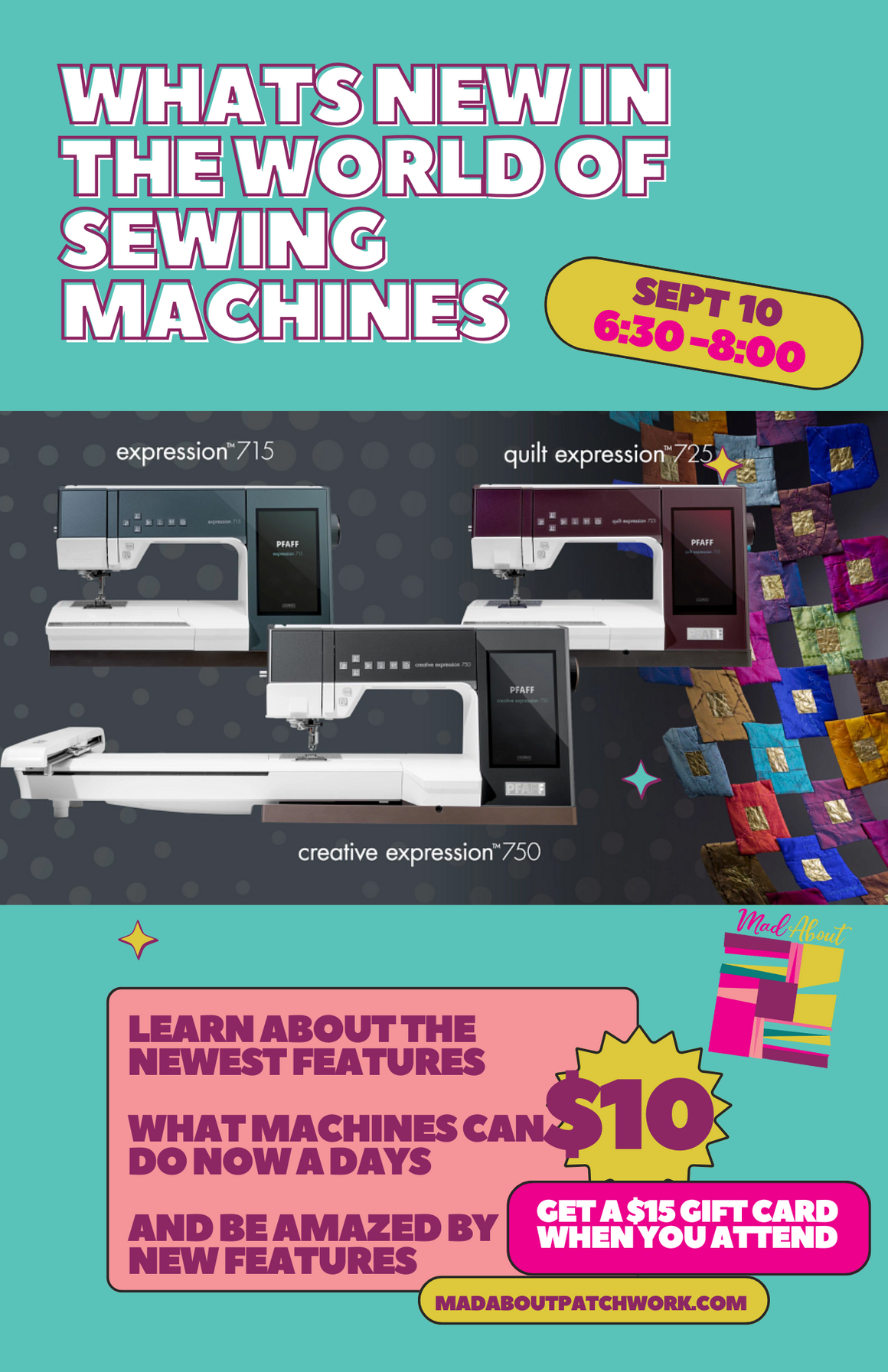 WHATS new in the world of Sewing Machines