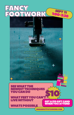 Fancy Foot Work - Learn what Sewing Feet help you look the best.