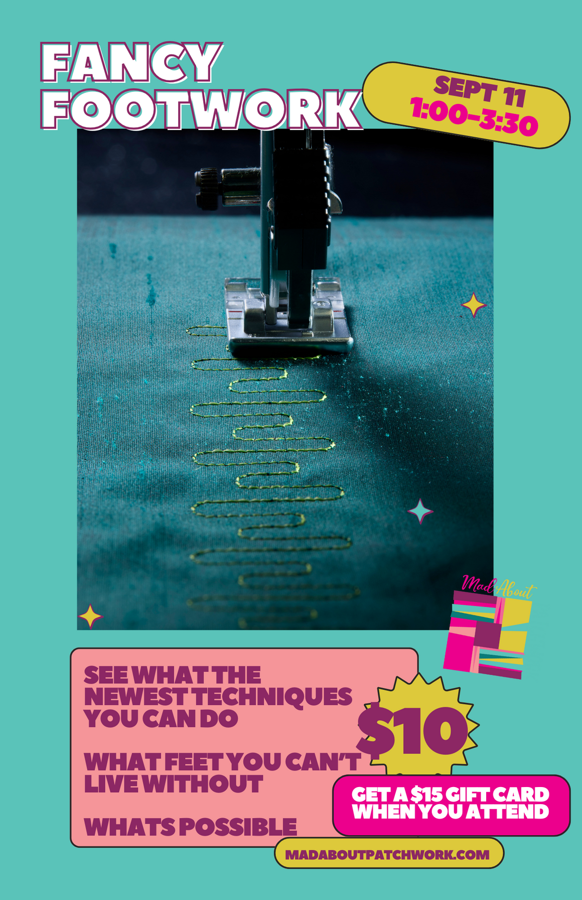 Fancy Foot Work - Learn what Sewing Feet help you look the best.
