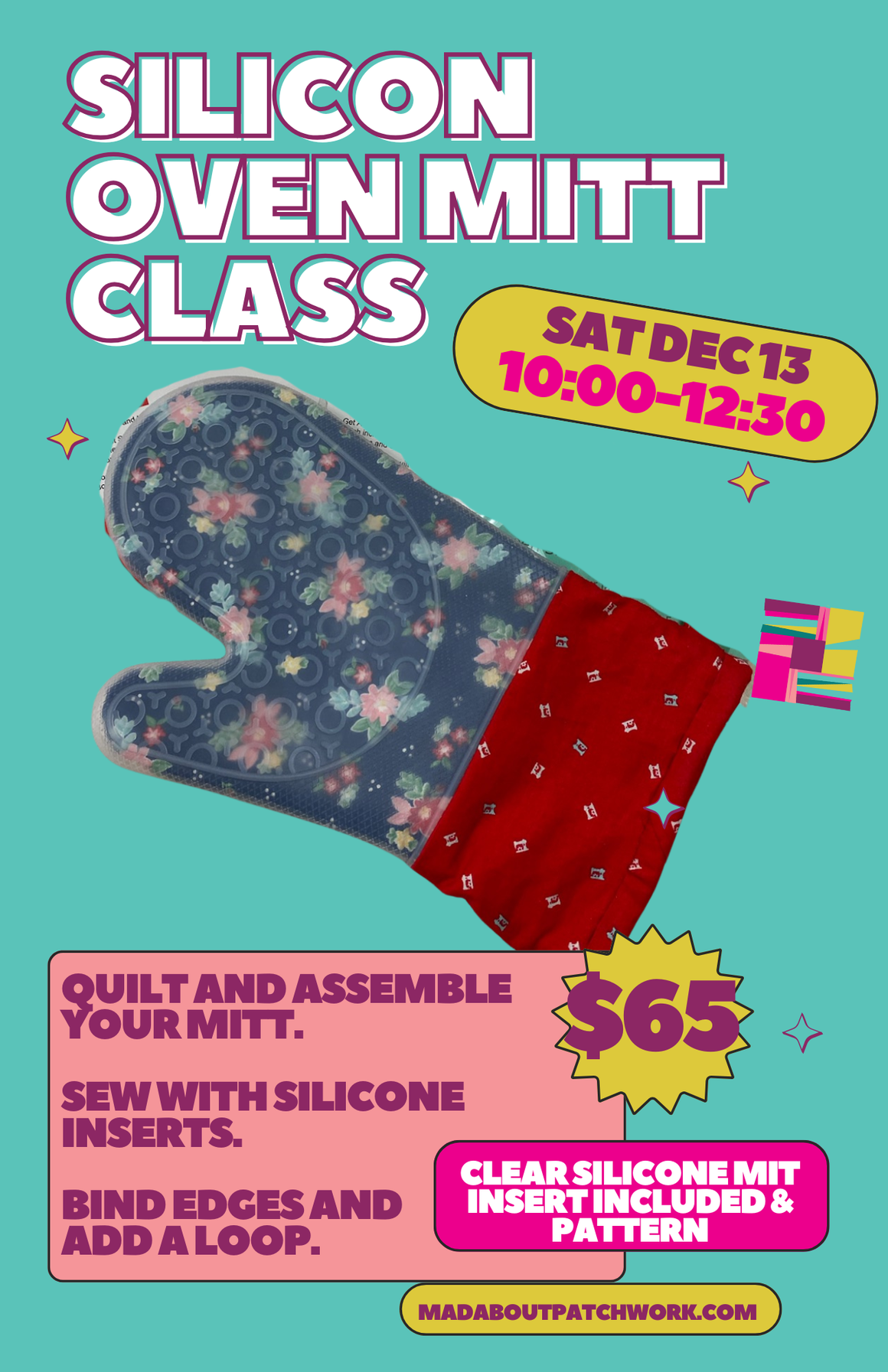 Silicone Oven Mitt Class