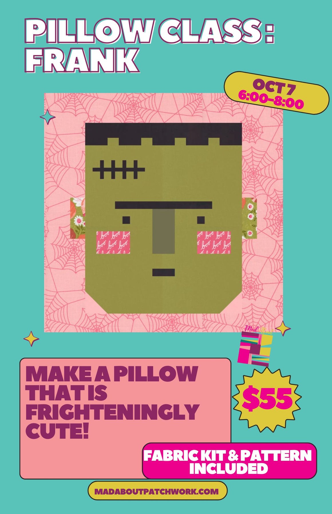 Frank (Frankenstein) Pillow Class