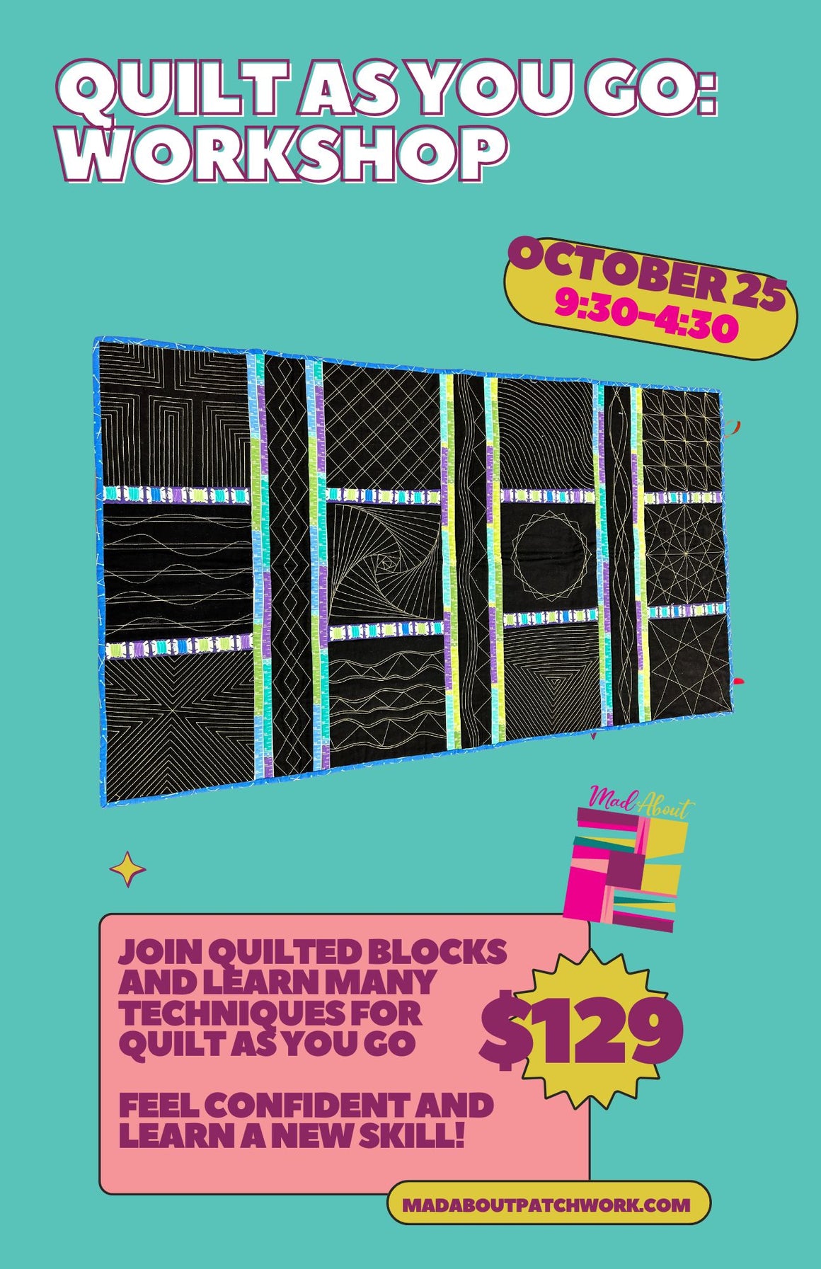 Quilting As You Go Workshop