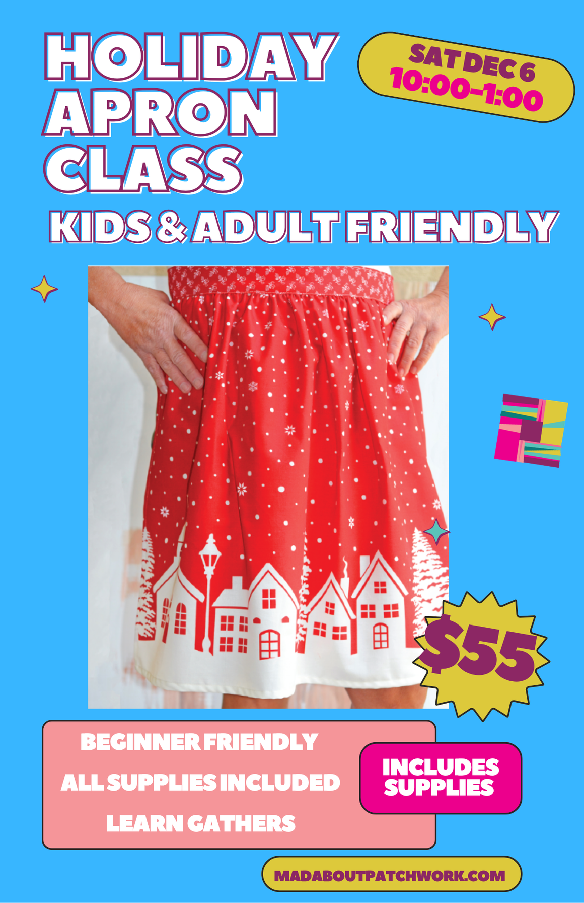 Holiday Apron Class