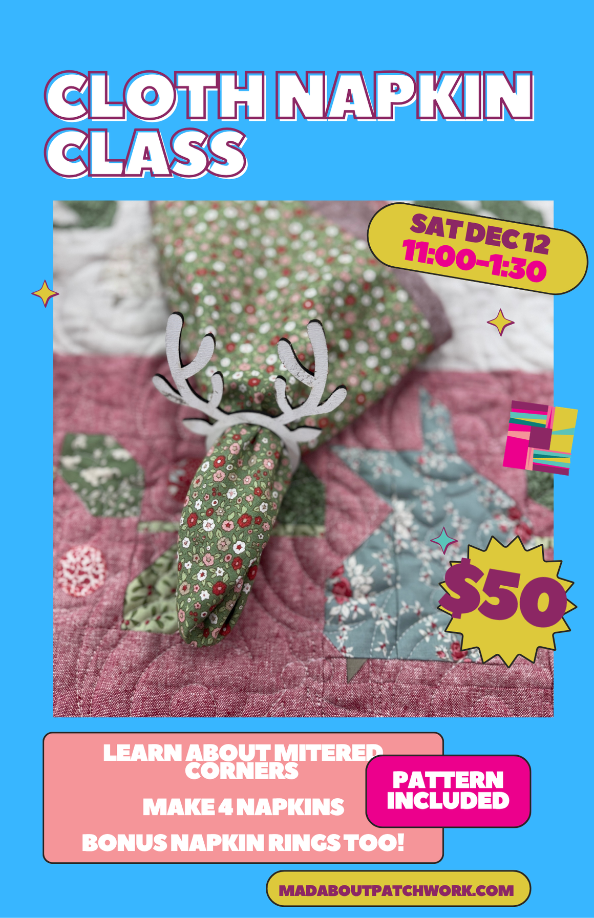 Cloth Napkin Class