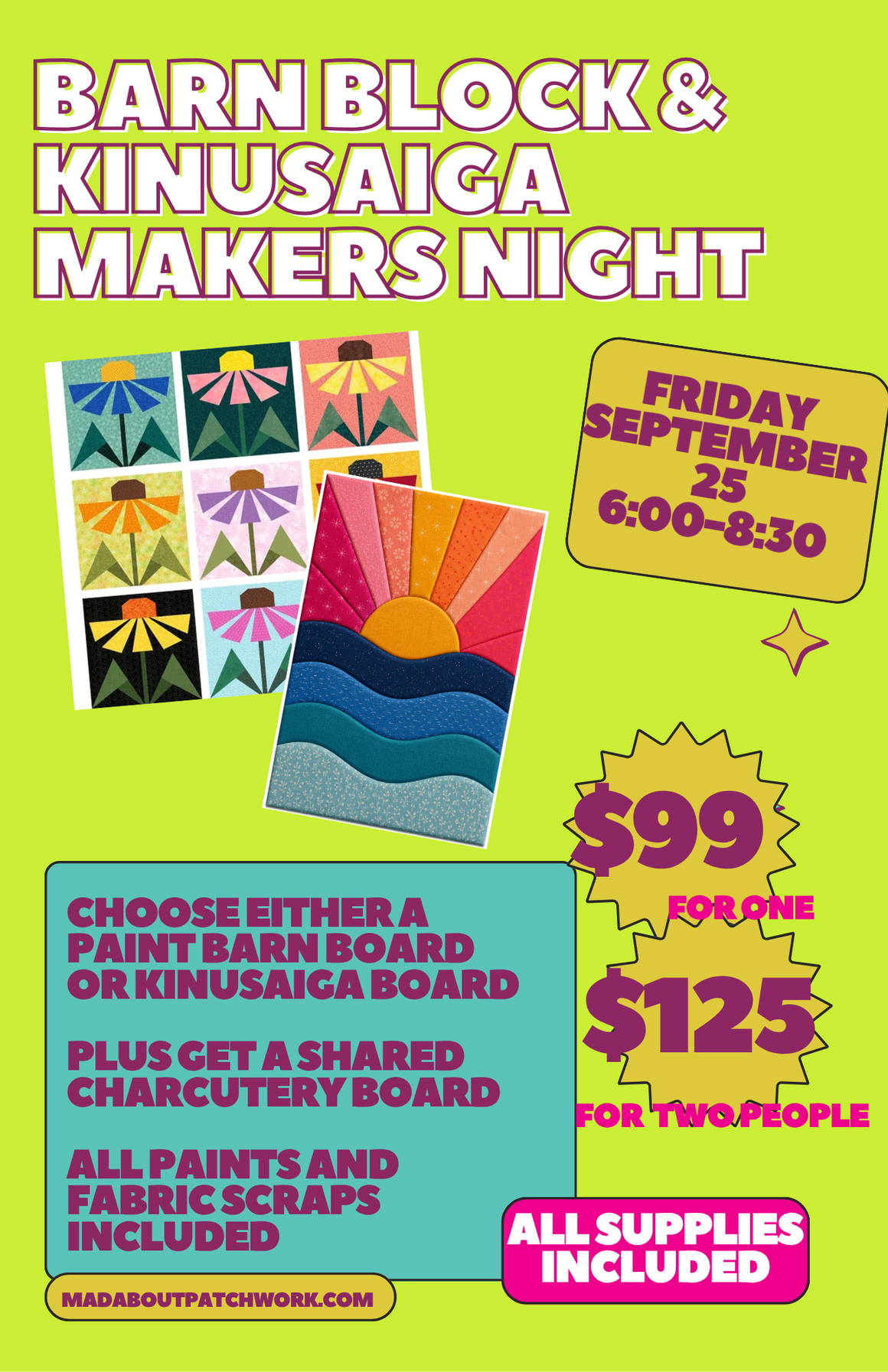 Barn Block & Kinusaiga Makers Night, Class
