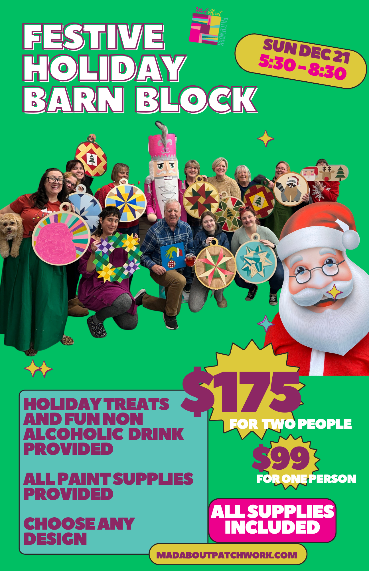 Barn Block Paint Afternoon - Dec 21