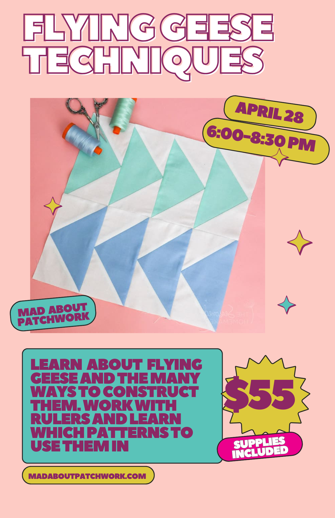 Flying Geese Techniques Review Class