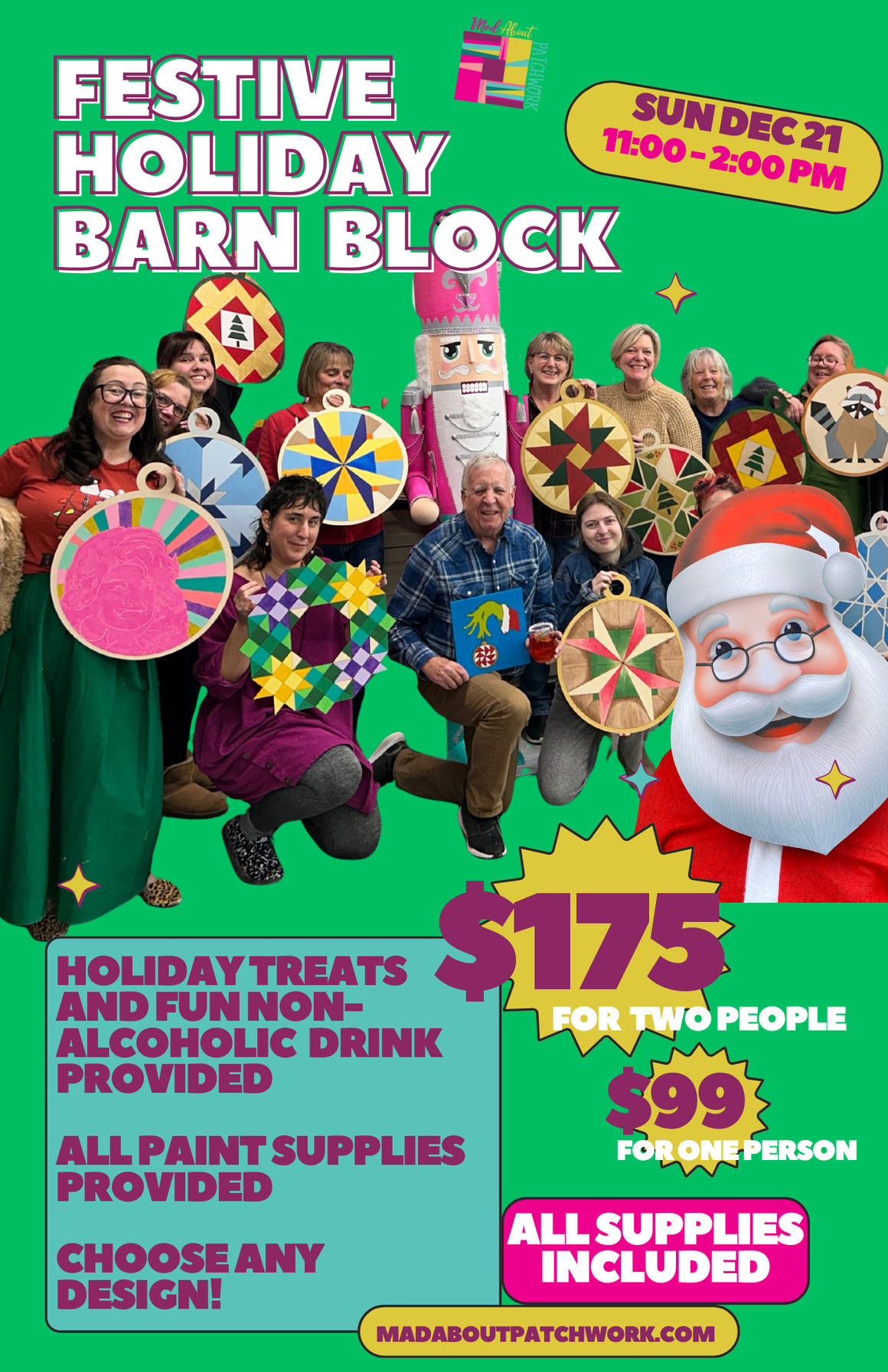 Barn Block Paint Afternoon - Dec 21