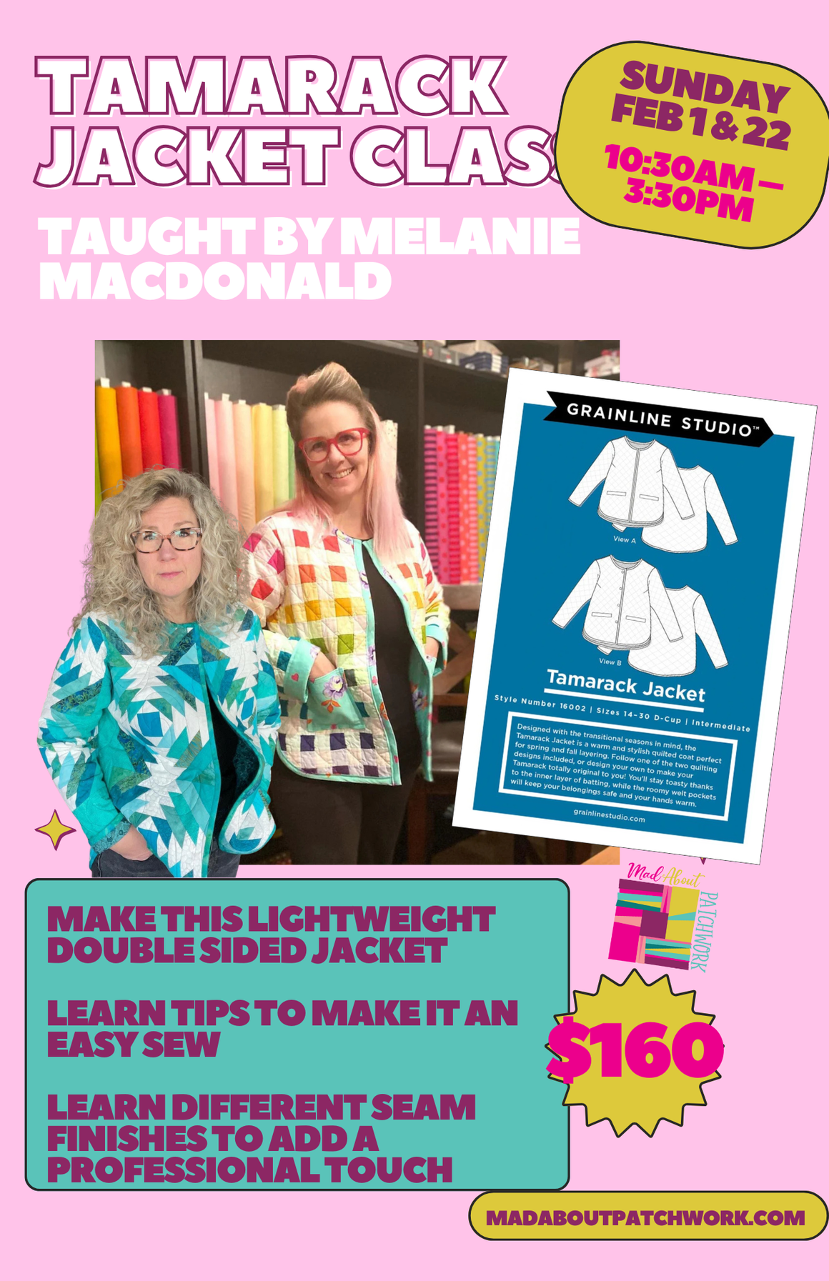 Garment Sewing - The Tamarack Jacket - A Quilted jacket