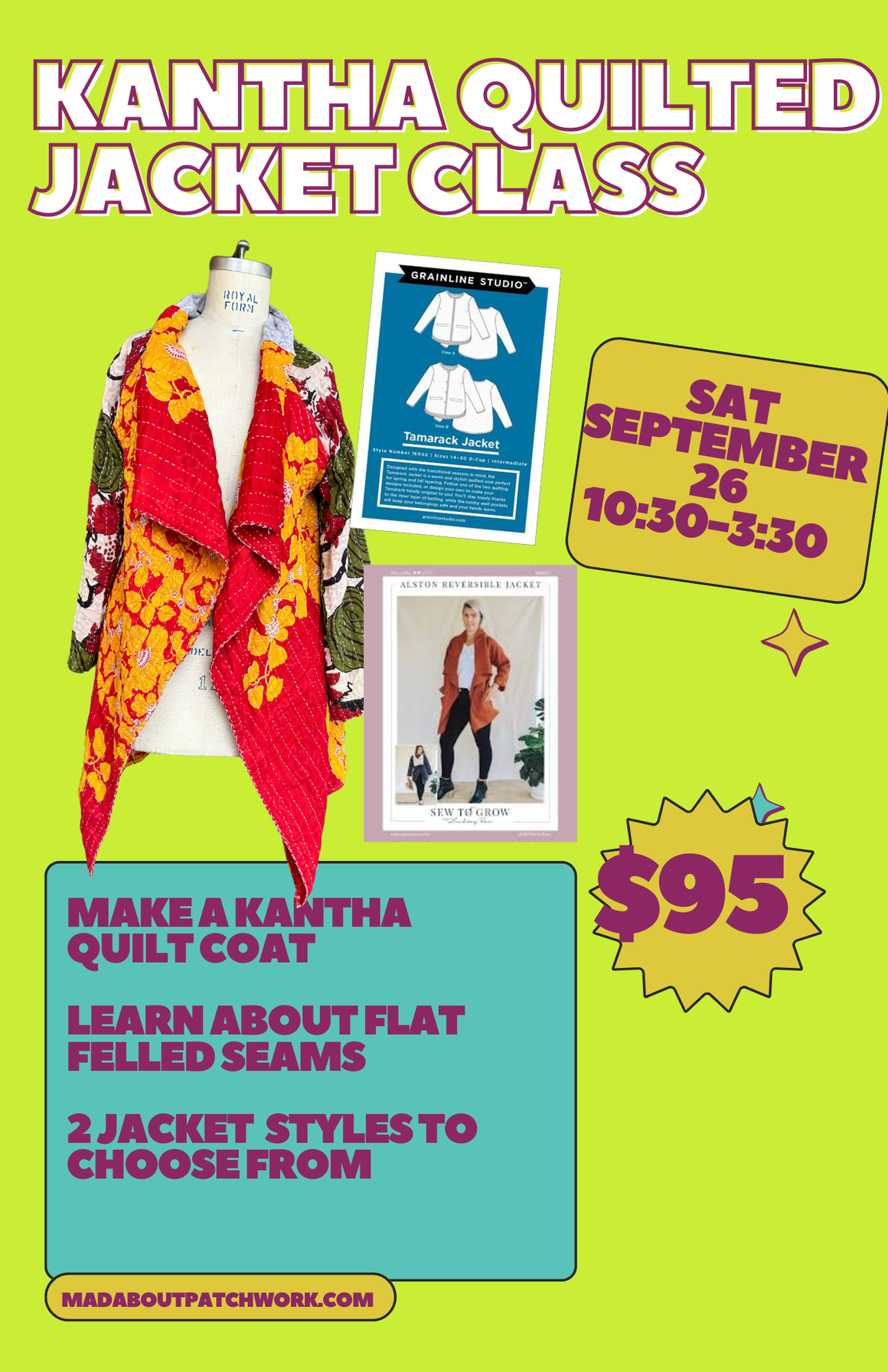 Kantha Quilted Jacket Class