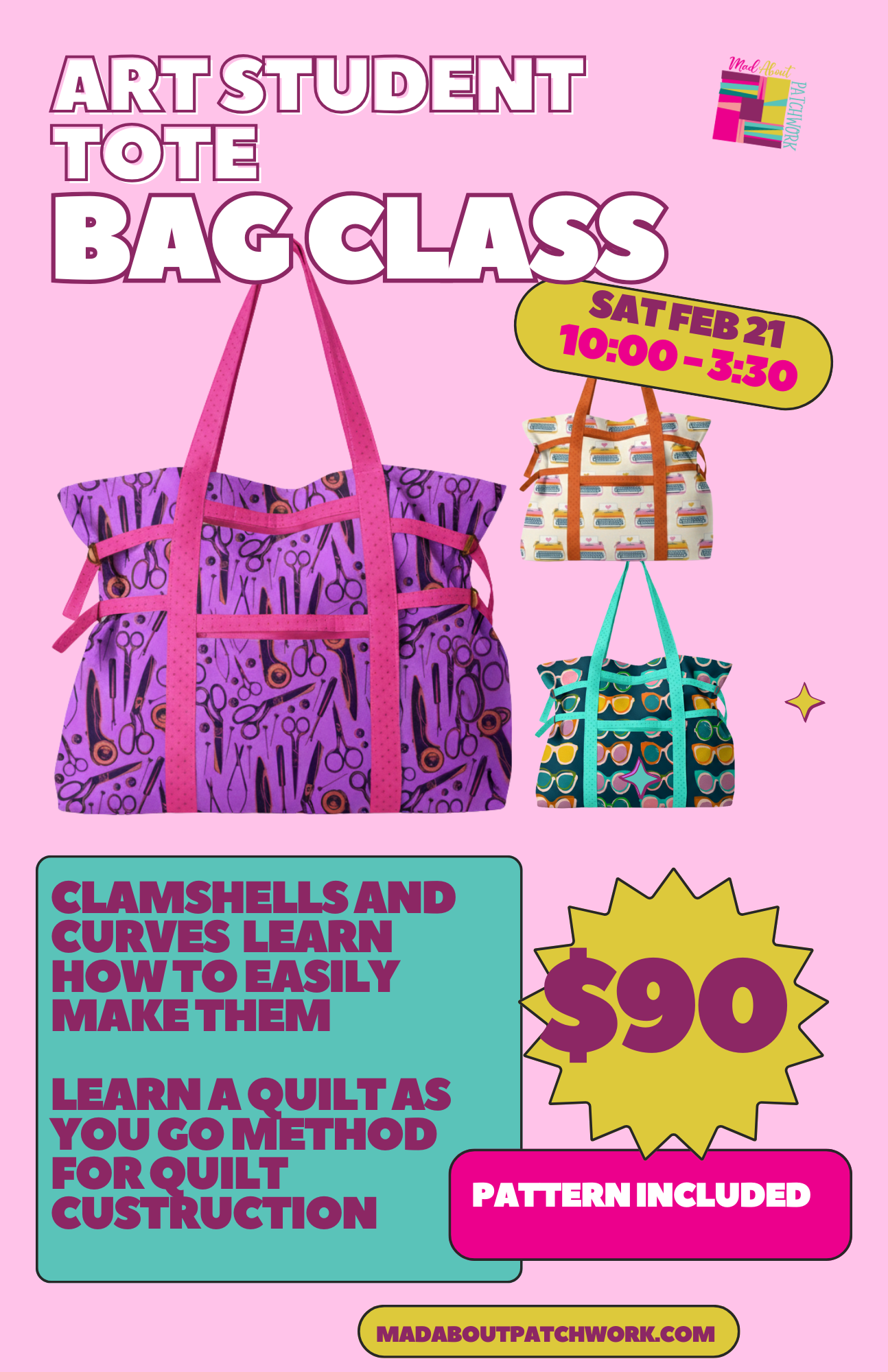 Art Student Tote Bag by Anna Maria Horner - Bag Class