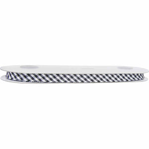 UNIQUE Extra Wide Double Fold Printed Bias Tape 14mm 1/2" - Black
