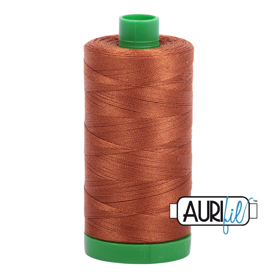 Aurifil Cotton Thread — Cinnamon 2155 — Medium 40wt