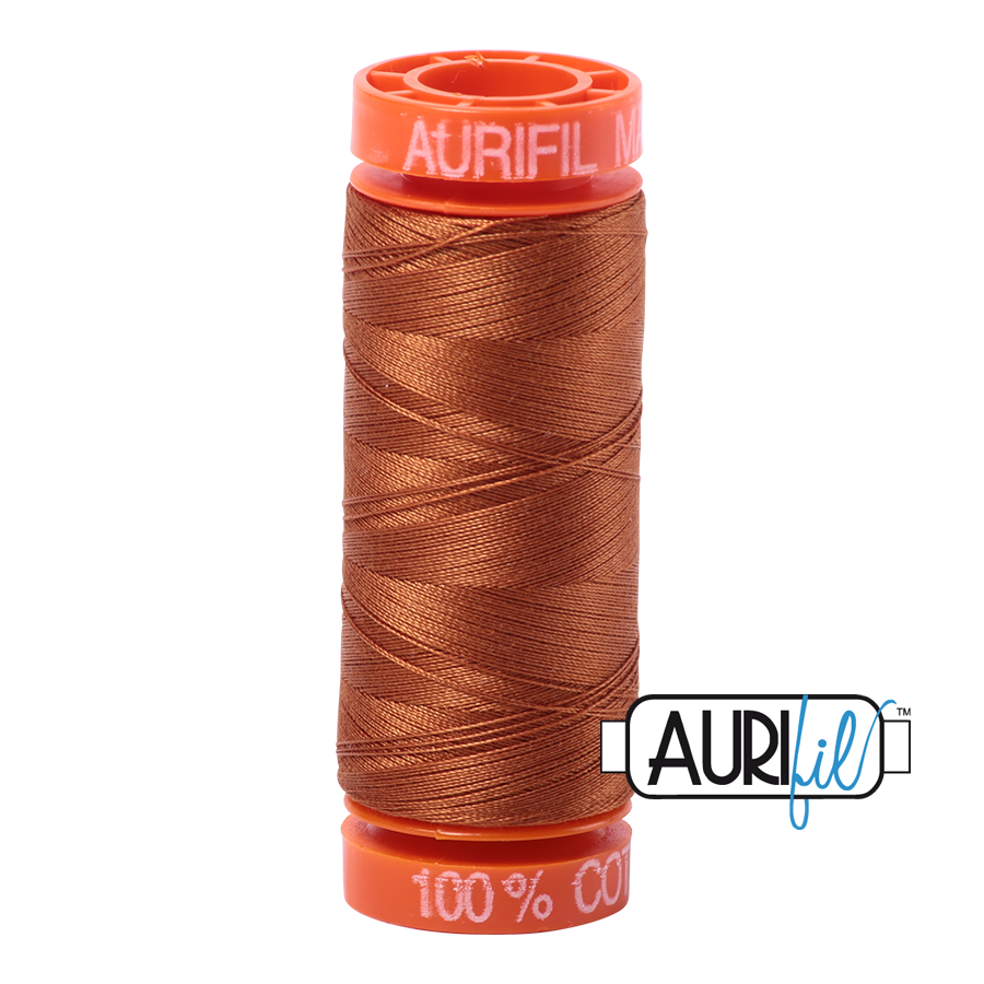 Aurifil Cotton Thread — Cinnamon 2155 — Small 50wt