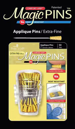 Magic Pins Applique EXTRA FINE 50pc by Taylor Sewing, Notion