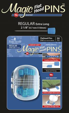 Magic Pins Flat Head Regular 50pc