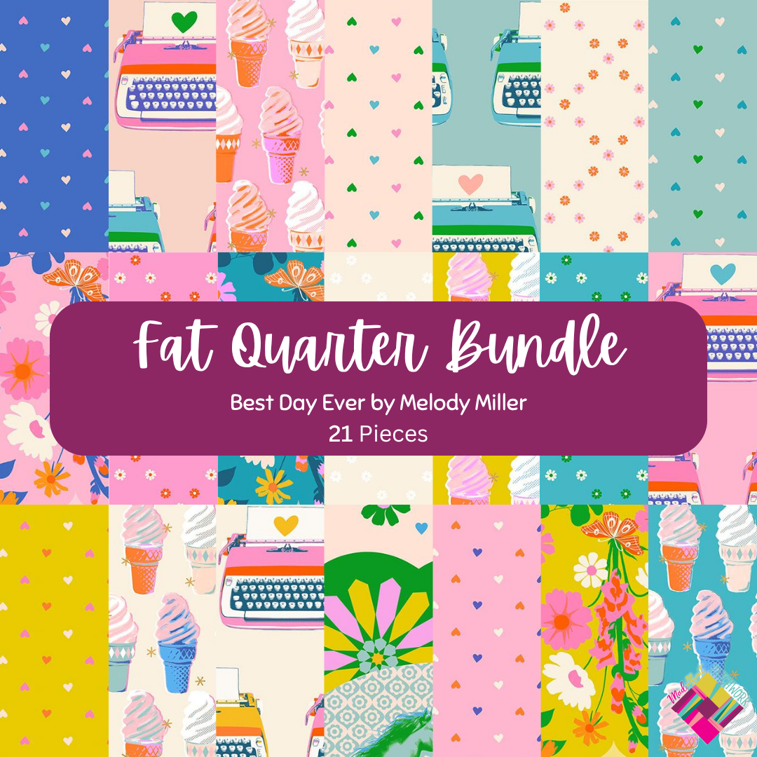 Best Day Ever Fat Quarter Bundle (21FQs) by Melody Miller of Ruby Star Society for Moda Fabrics