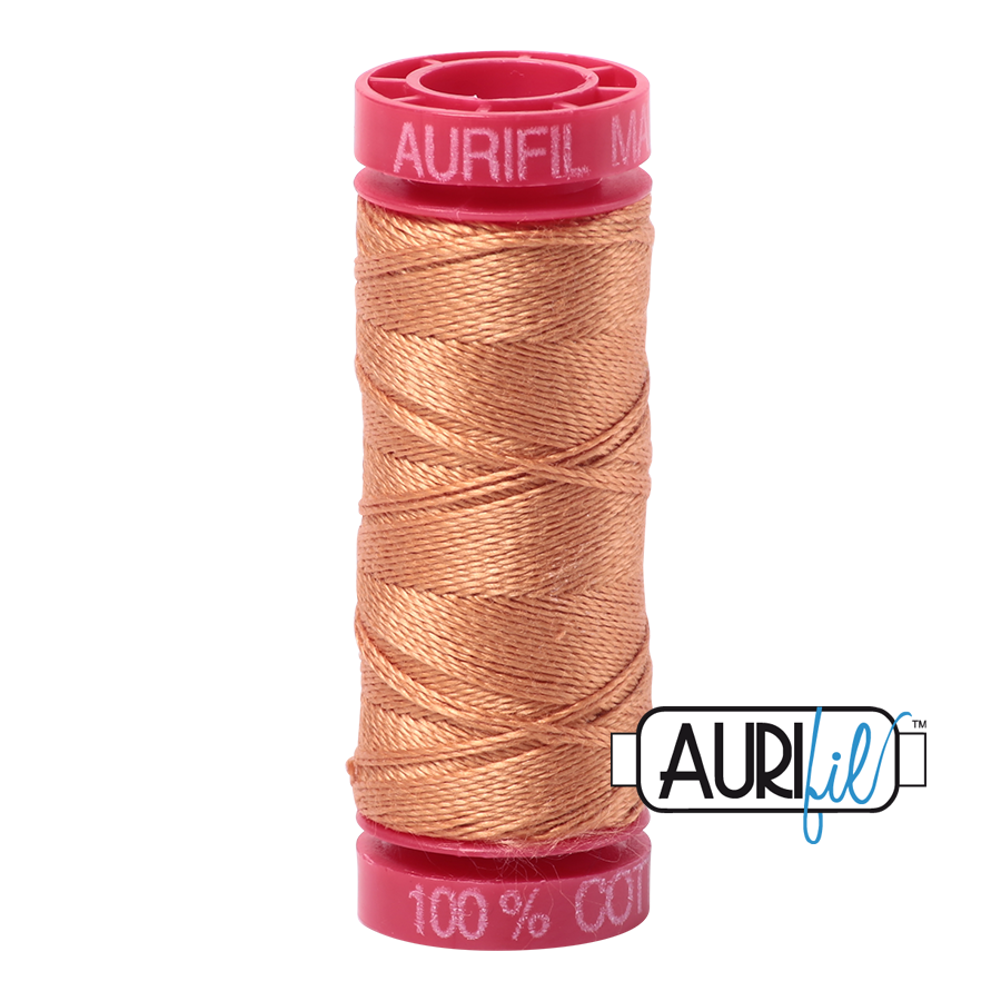 Aurifil Cotton Thread — Caramel 2210 — Small 12wt