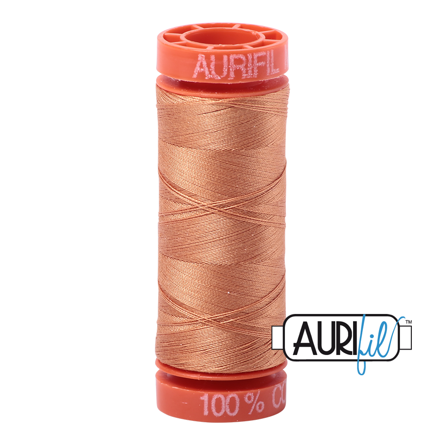 Aurifil Cotton Thread — Caramel 2210 — Small 50wt