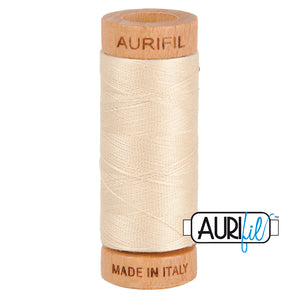 Aurifil Cotton Thread — Light Beige 2310 — Small 80wt