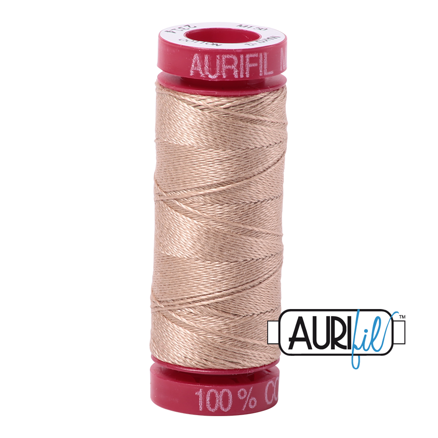 Aurifil Cotton Thread — Beige 2314 — Small 12wt