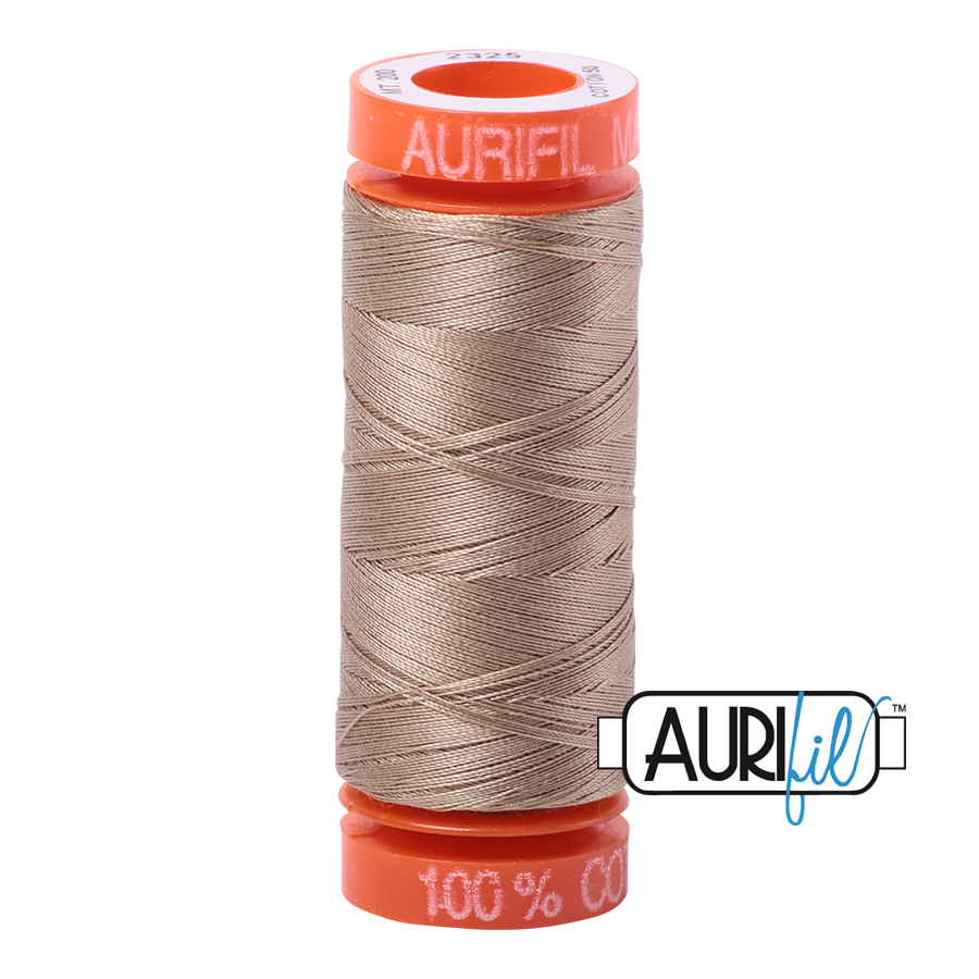 Aurifil Cotton Thread — Linen 2325 — Small 50wt