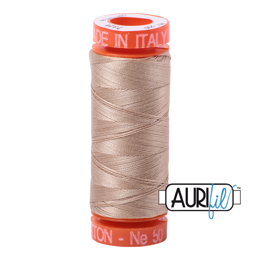 Aurifil Cotton Thread — Sand 2326 — Small 50wt