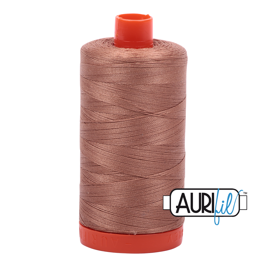 Aurifil Cotton Thread — Cafe au Lait 2340 — Medium 50wt
