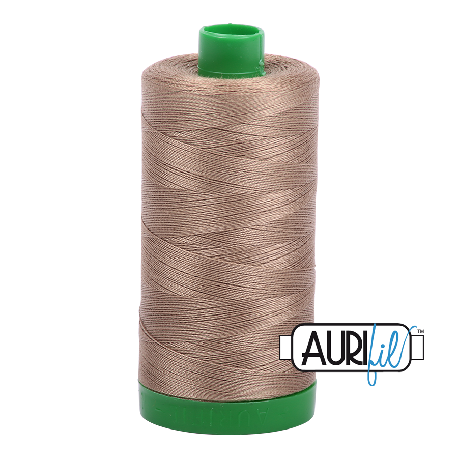 Aurifil Cotton Thread — Sandstone 2370 — Medium 40wt