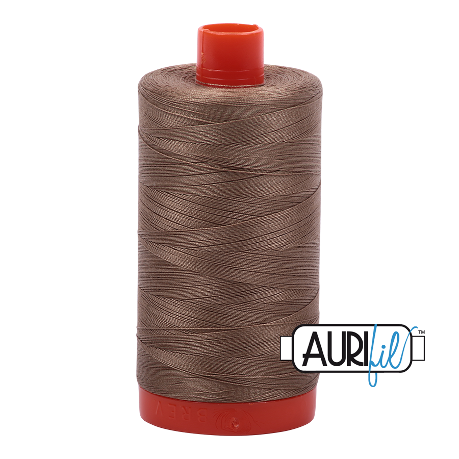 Aurifil Cotton Thread — Sandstone 2370 — Medium 50wt