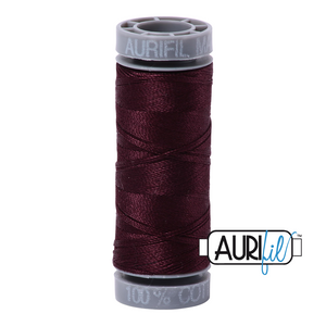 Aurifil Cotton Thread — Very Dark Brown 2465 — Small 28wt