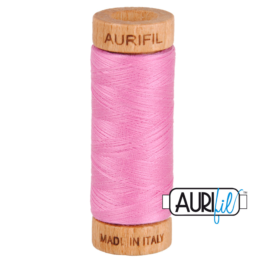 Aurifil Cotton Thread — Medium Orchid 2479 — Small 80wt