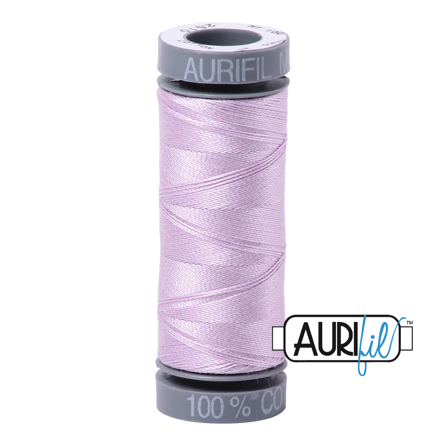 Aurifil Cotton Thread — Light Lilac 2510 — Small 28wt