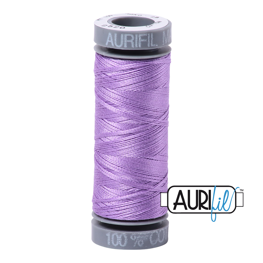 Aurifil Cotton Thread — Violet 2520 — Small 28wt