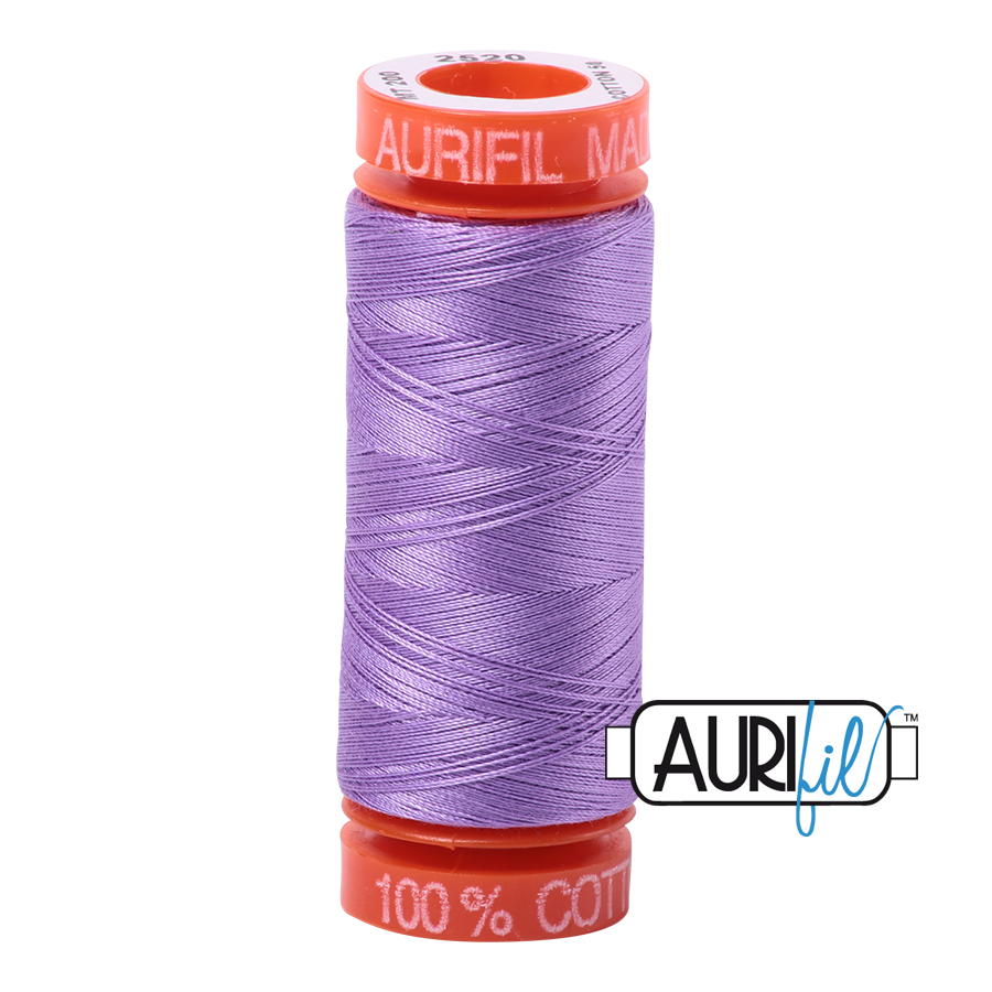 Aurifil Cotton Thread — Violet 2520 — Small 50wt