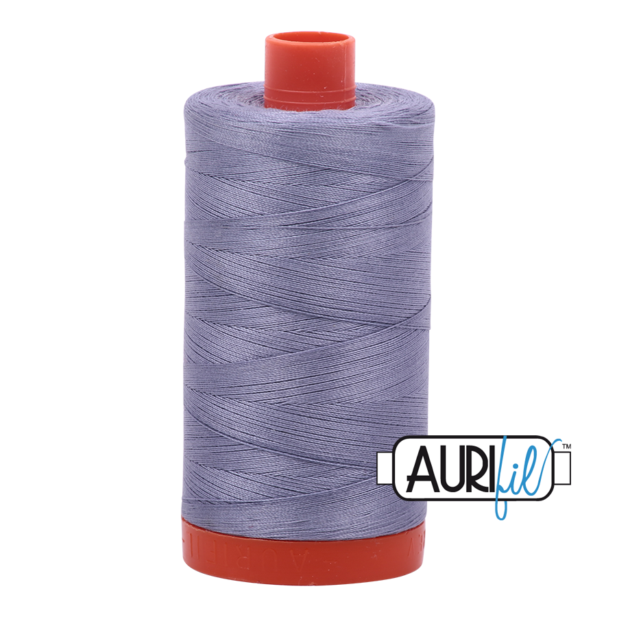 Aurifil Cotton Thread — Grey Violet 2524 — Medium 50wt