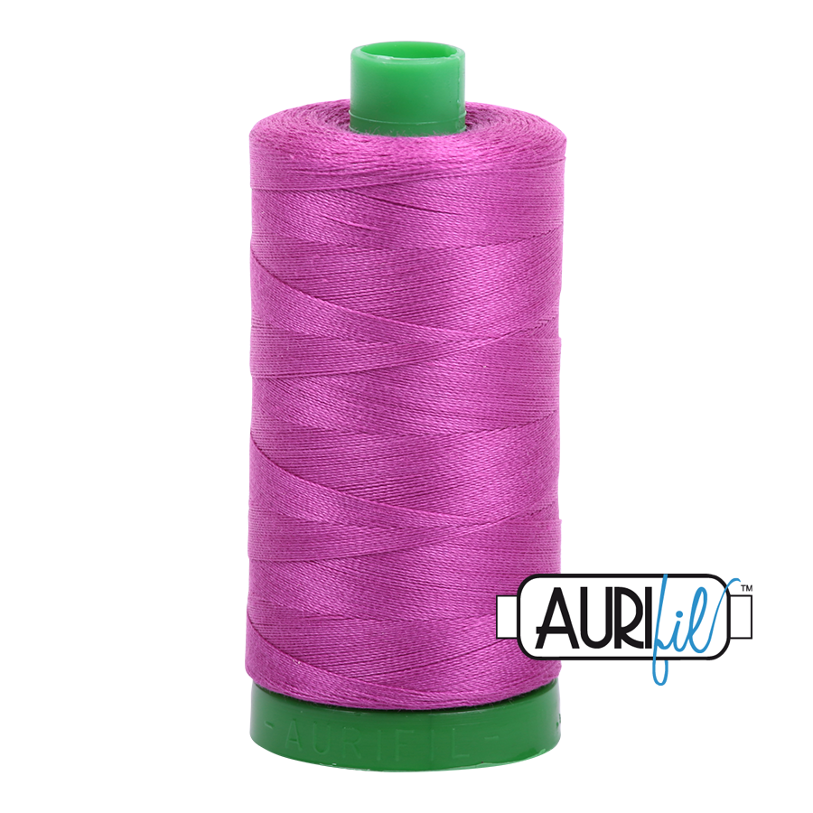 Aurifil Cotton Thread — Magenta 2535 — Medium 40wt