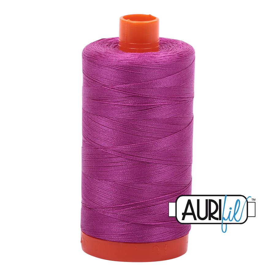 Aurifil Cotton Thread — Magenta 2535 — Medium 50wt