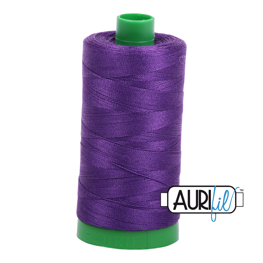 Aurifil Cotton Thread — Medium Purple 2545 — Medium 40wt