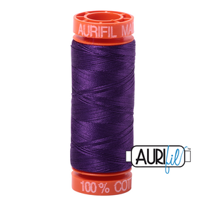 Aurifil Cotton Thread — Medium Purple 2545 — Small 50wt