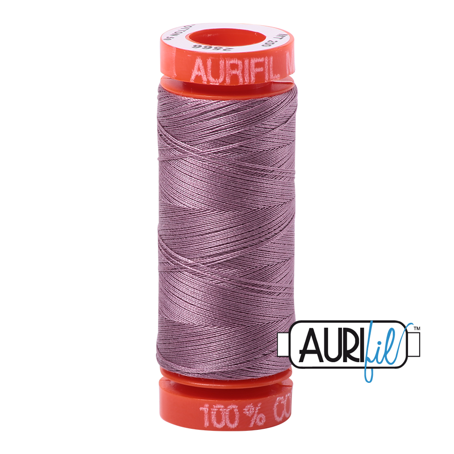 Aurifil Cotton Thread — Wisteria 2566 — Small 50wt