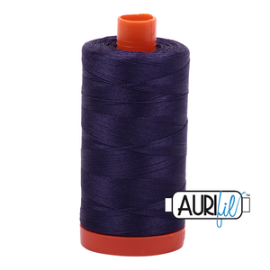 Aurifil Cotton Thread — Dark Dusty Grape 2581 — Medium 50wt