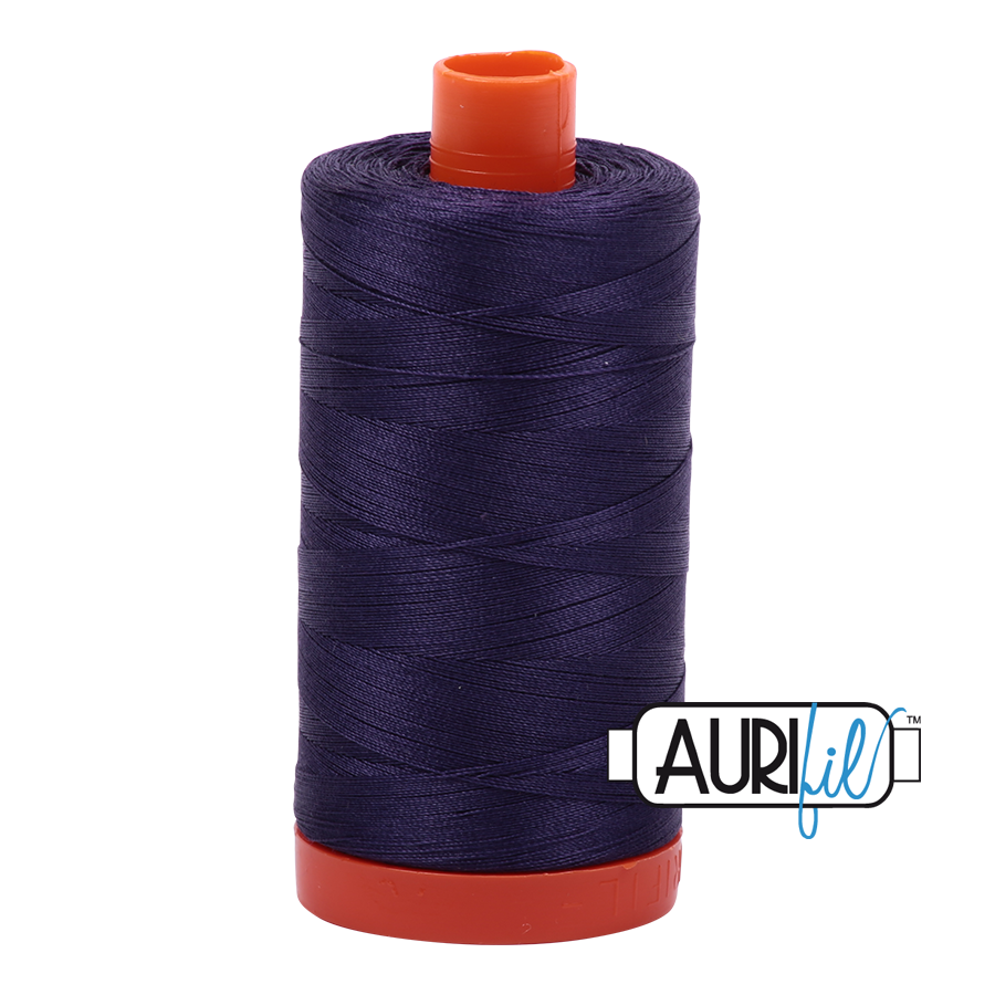 Aurifil Cotton Thread — Dark Dusty Grape 2581 — Medium 50wt