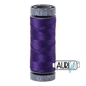 Aurifil Cotton Thread — Dark Violet 2582 — Small 28wt