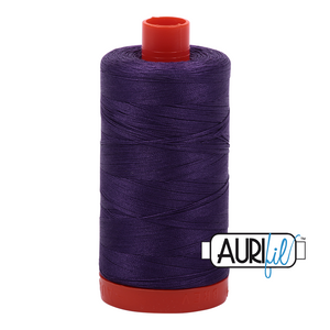 Aurifil Cotton Thread — Dark Violet 2582 — Medium 50wt